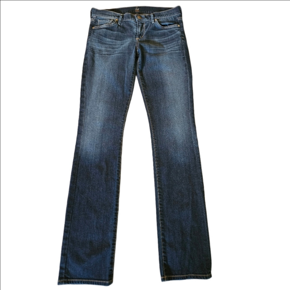 Citizens Of Humanity Ava Low-Rise Straight Leg Dark Wash Jeans Size 28